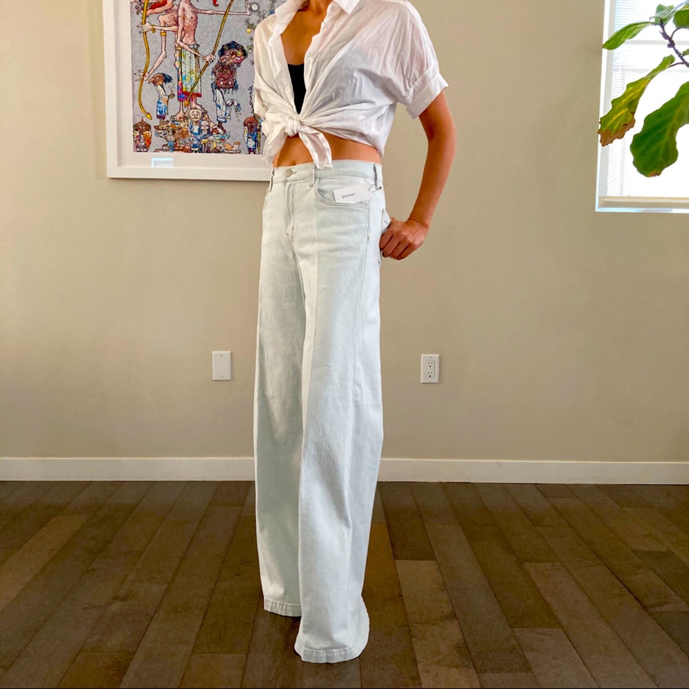 NWT J Brand Evytte Mid Rise Wide Leg